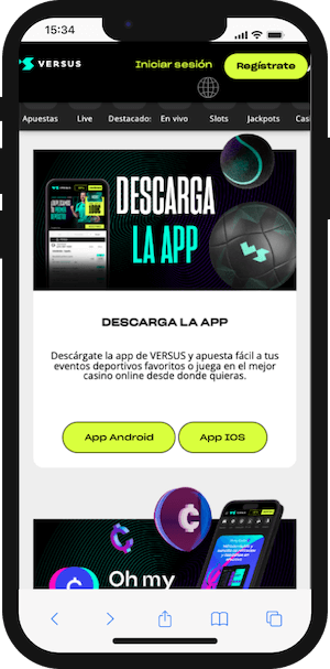 Versus Casino Download Mobiele App